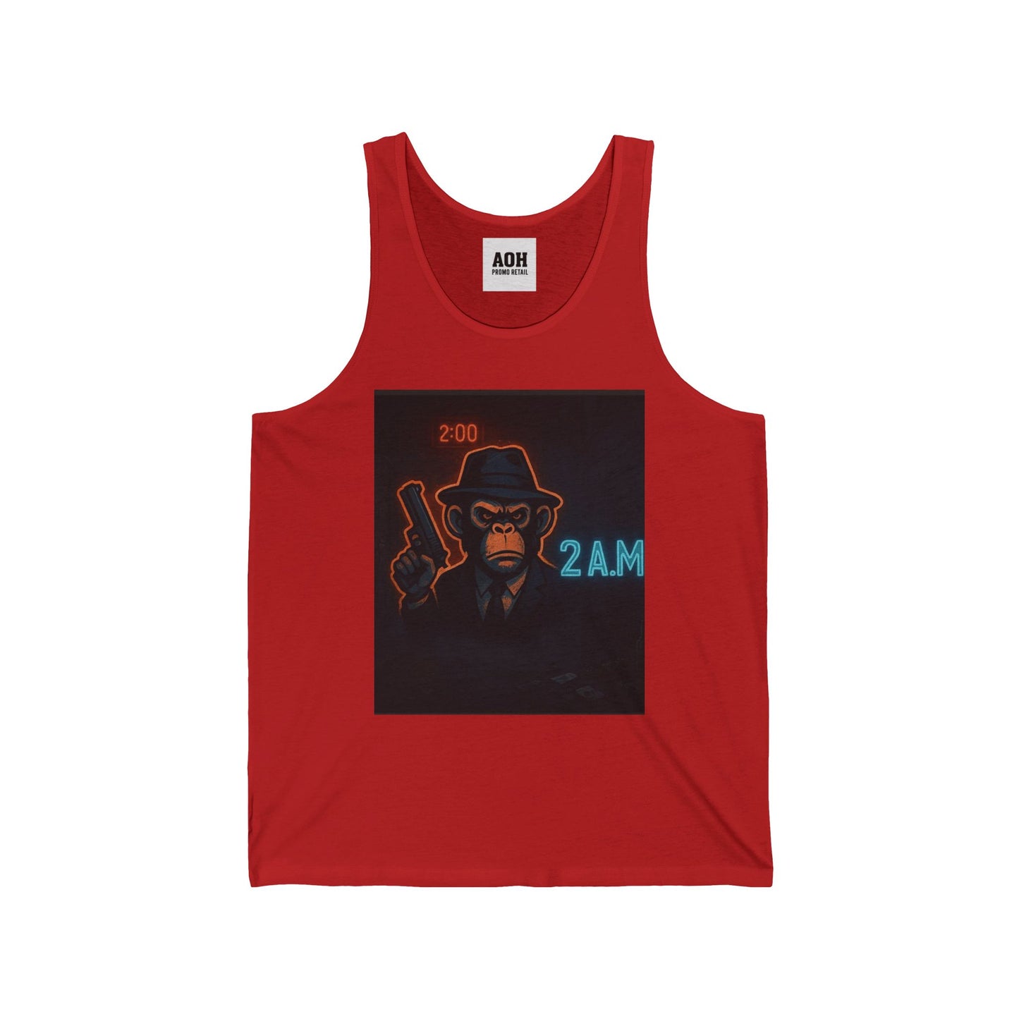 2 A.M. Unisex Jersey Tank - Perfect for Summer Adventures, Casual Wear, Beach Days, Gift for Him or Her, 2 AM Party Vibes