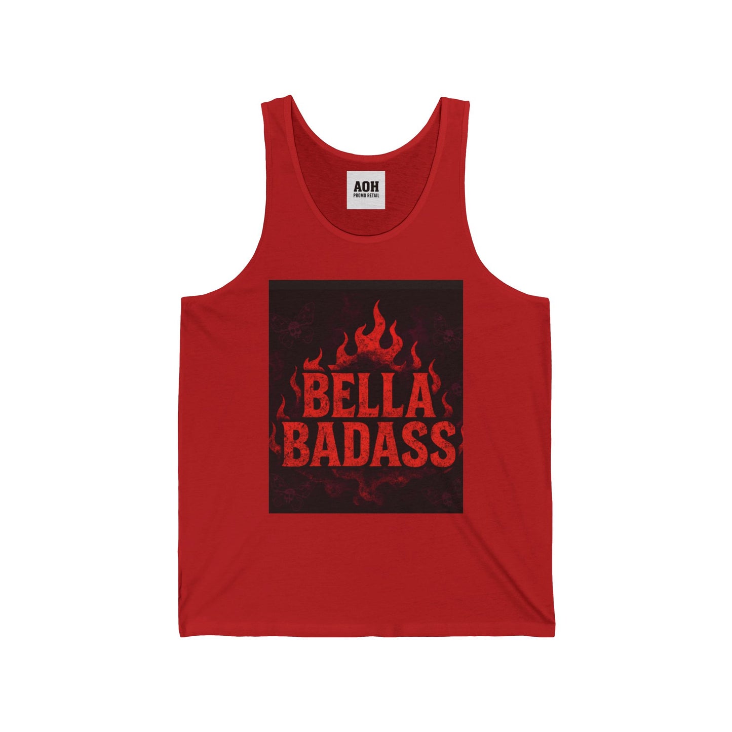 Bella Badass Unisex Jersey Tank Top, Gift for Her, Summer Apparel, Workout Wear, Cool Casual Top, Trendy Fashion