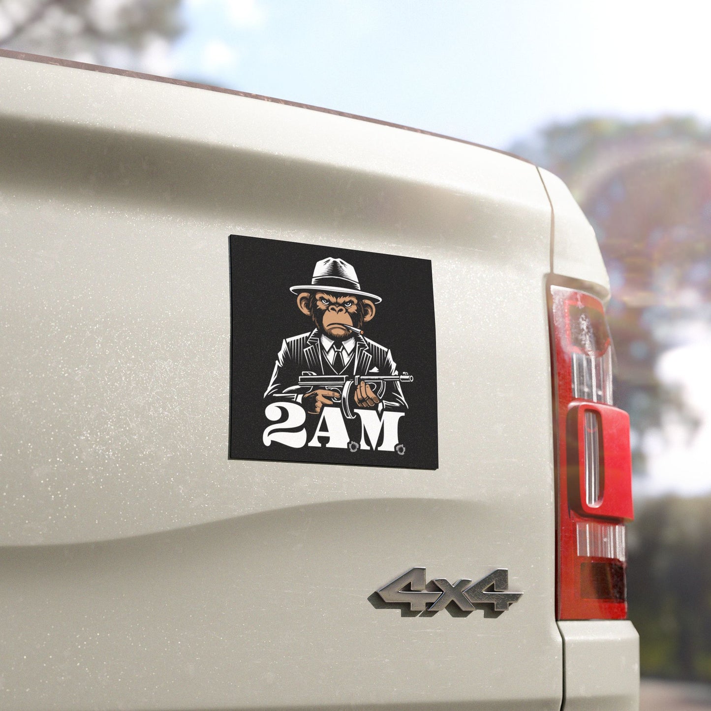2 A.M. Car Magnet, Funny Car Decor, Gifts for Car Lovers, Vehicle Magnet, Unique Car Accessories