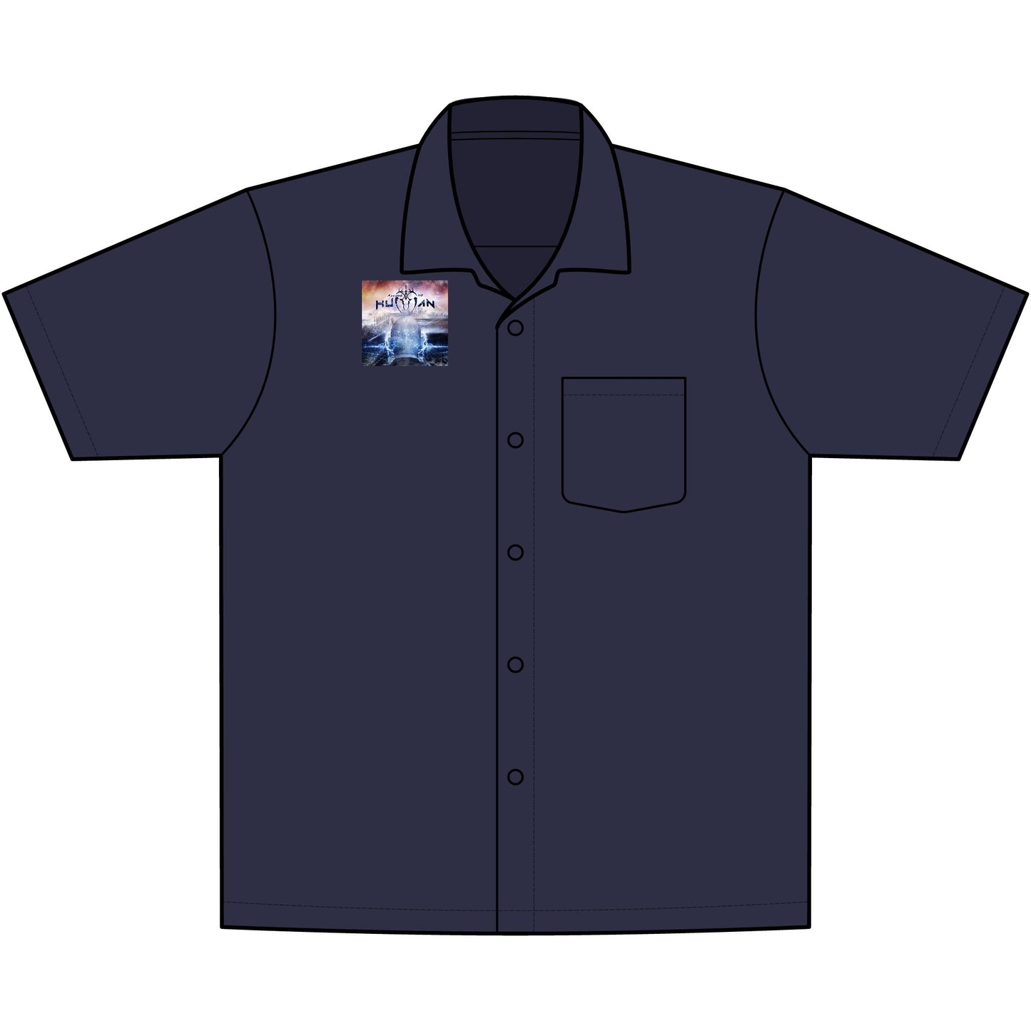 Afraid of Human Short Sleeve Performance Shirt