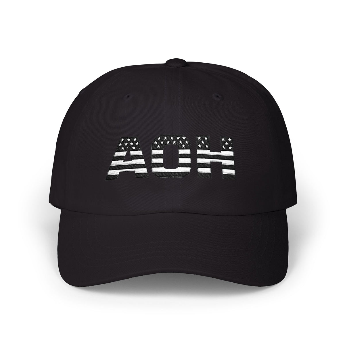 'Afraid of No Human' Distressed Logo Hat