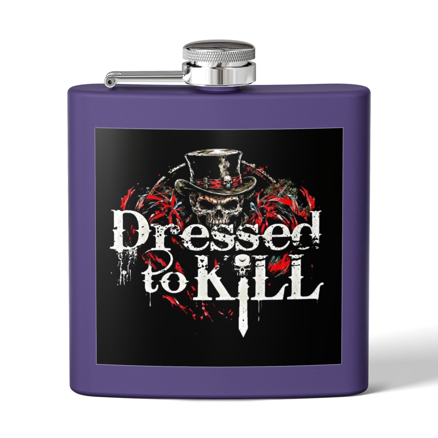 DTK (Dressed to Kill) Stainless Steel Flask (6oz)