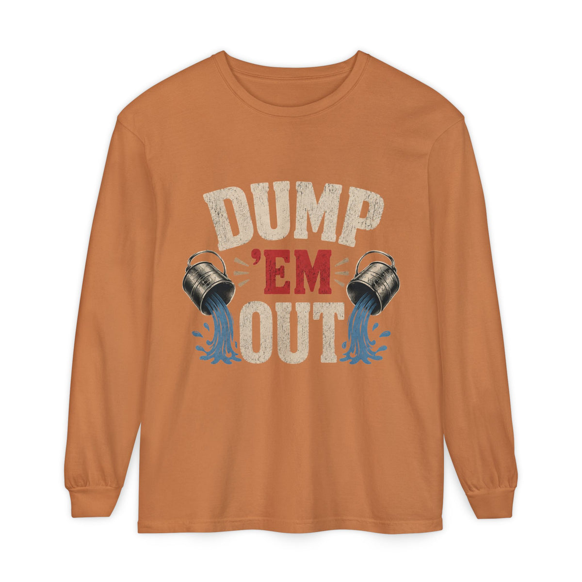 Unisex Garment-dyed Long Sleeve T-Shirt