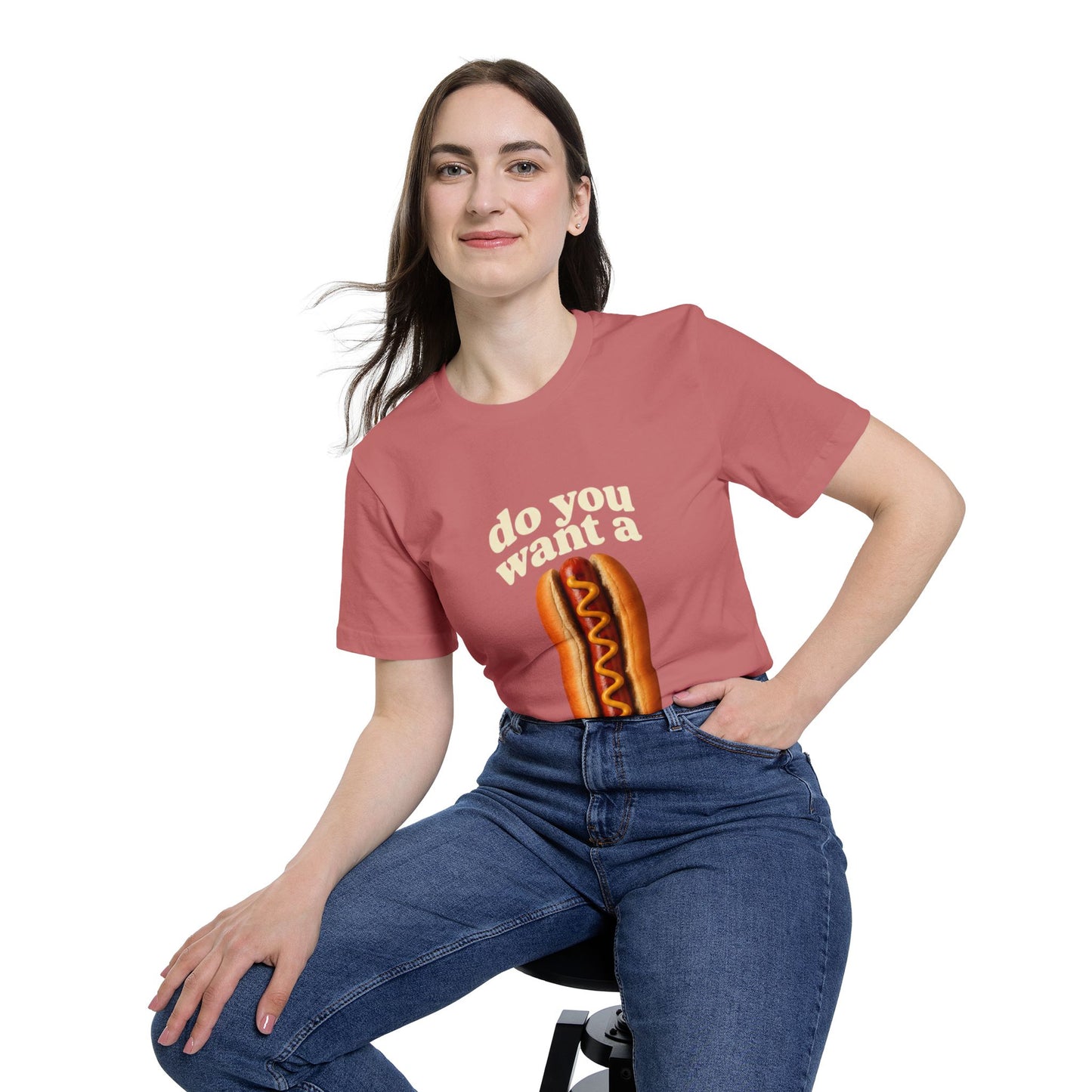 Do You Want A Wiener?! USA-Made Unisex Short-Sleeve Jersey T-Shirt BBQ Shirt