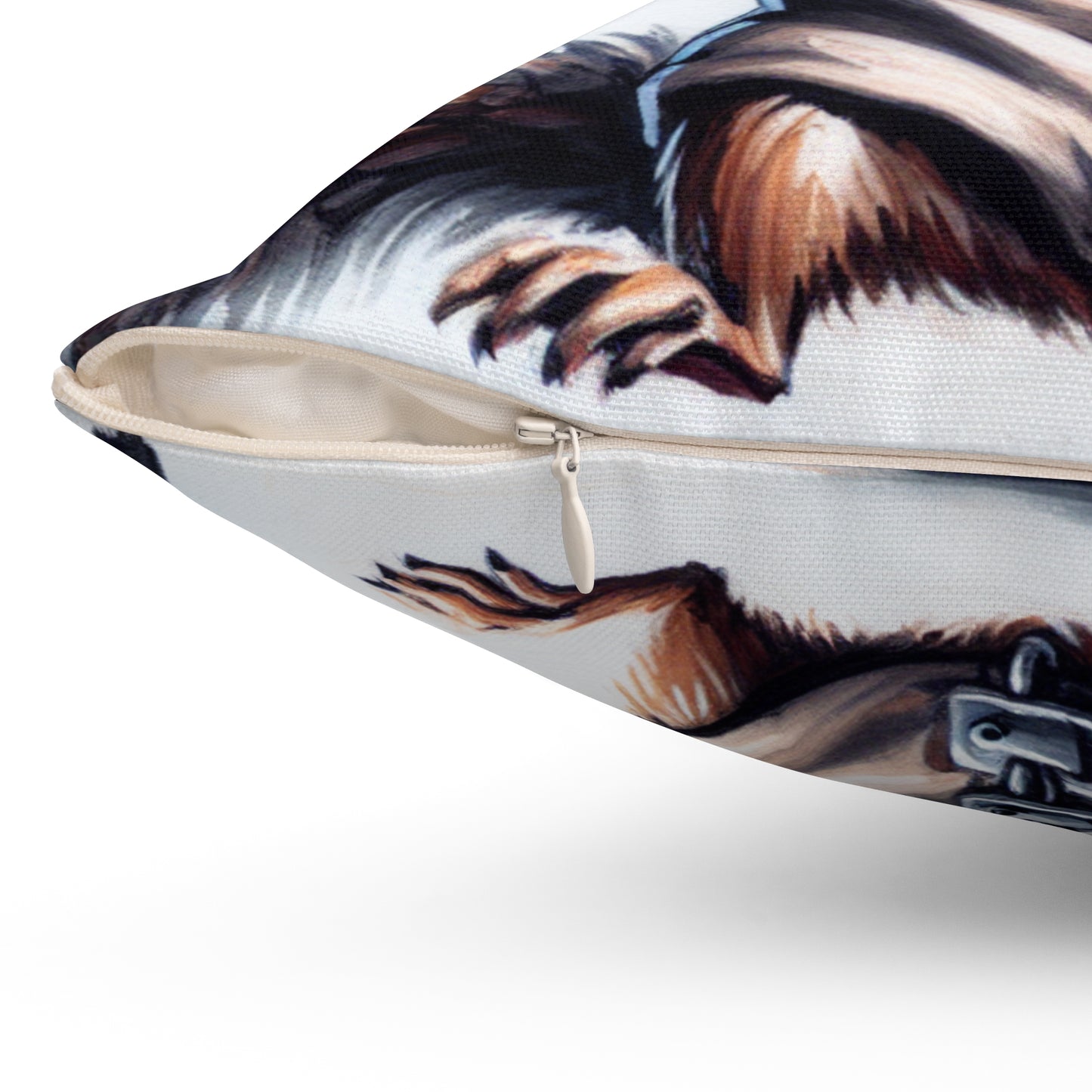 Straight Jacket Chipmunk Pillow, Fun Home Decor, Animal Lover Gift, Square Throw Pillow, Quirky Cushion