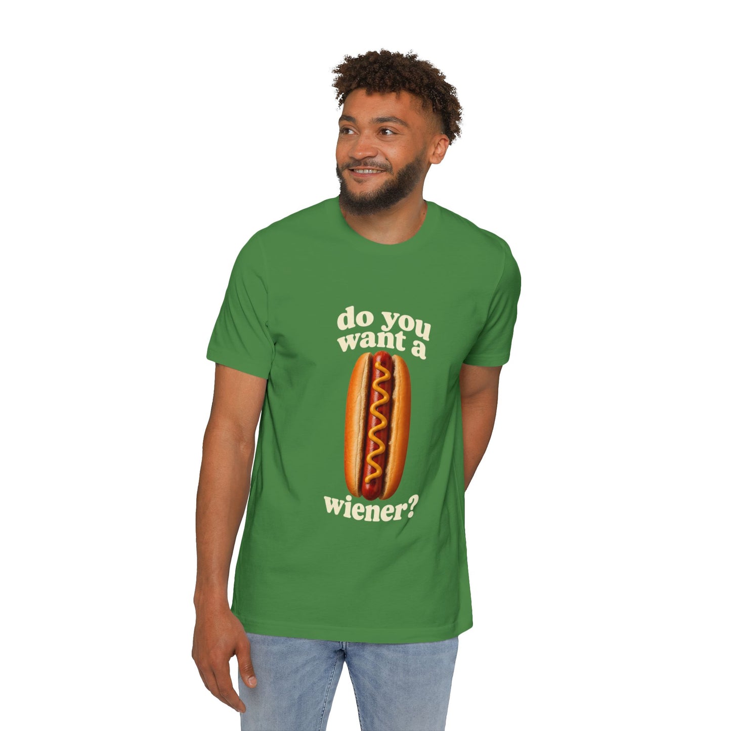 Do You Want A Wiener?! USA-Made Unisex Short-Sleeve Jersey T-Shirt BBQ Shirt