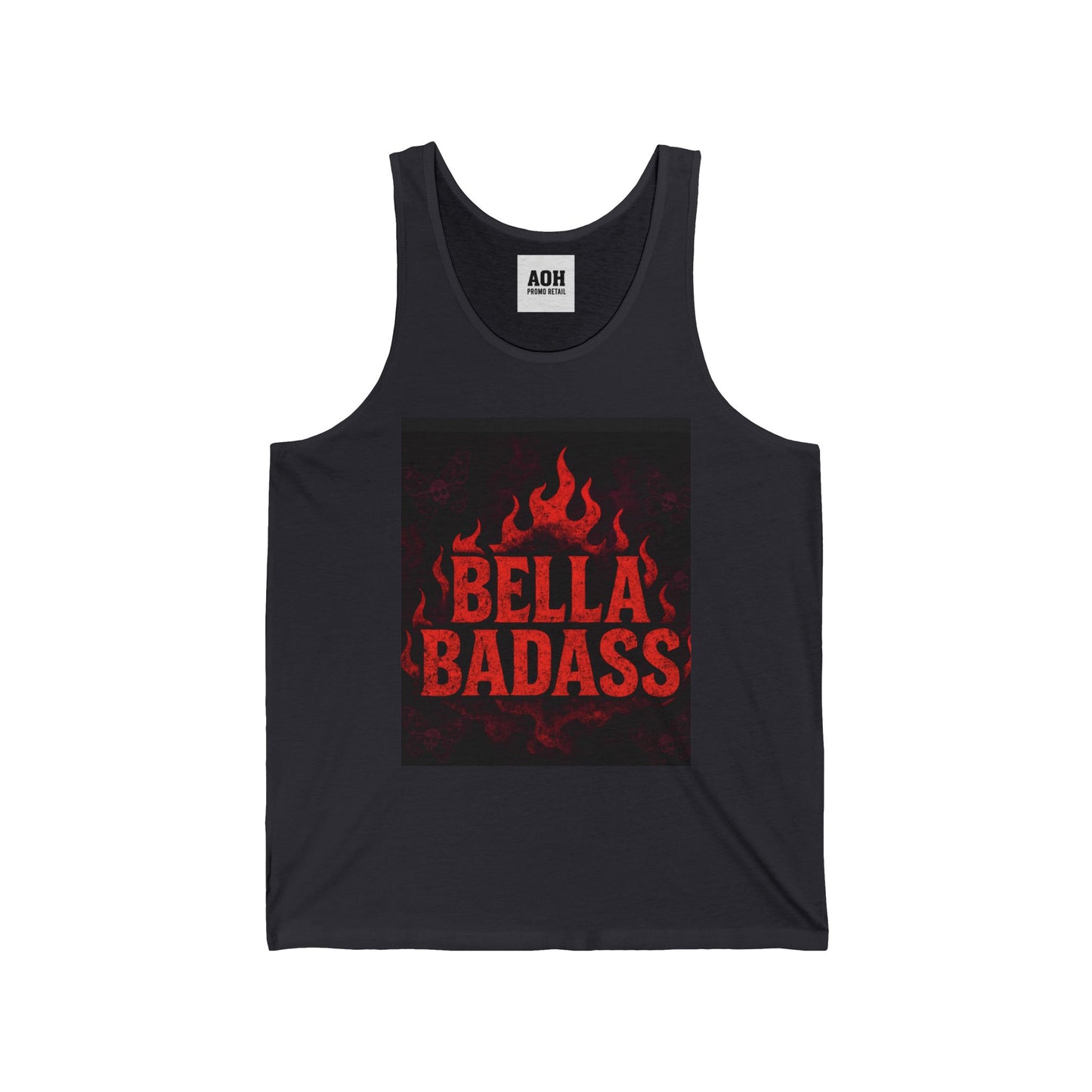 Bella Badass Unisex Jersey Tank Top, Gift for Her, Summer Apparel, Workout Wear, Cool Casual Top, Trendy Fashion