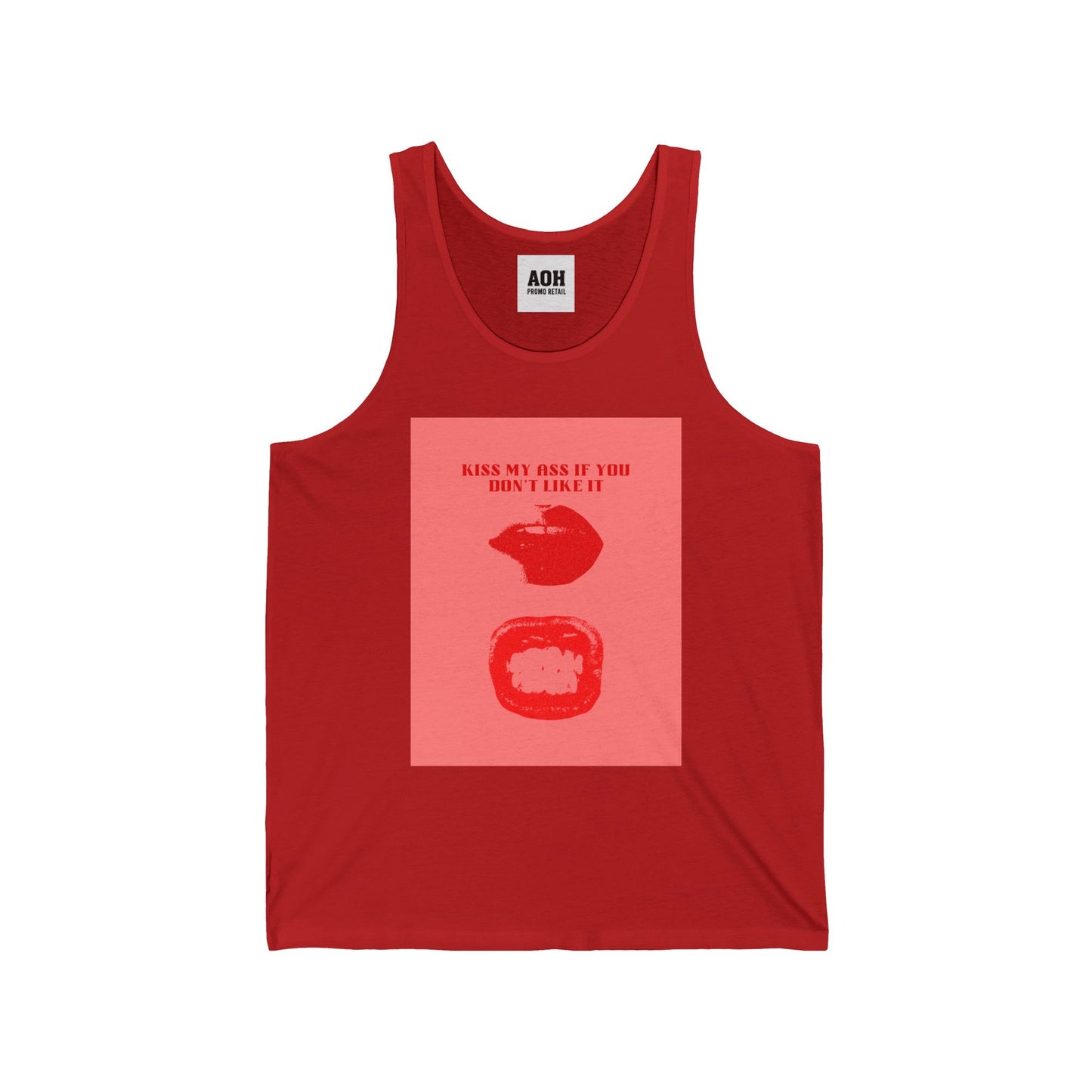 Statement Unisex Jersey Tank: Bold Graphic Tee, Summer Layer, Casual Wear, Gift for Him/Her, Outdoor Activity