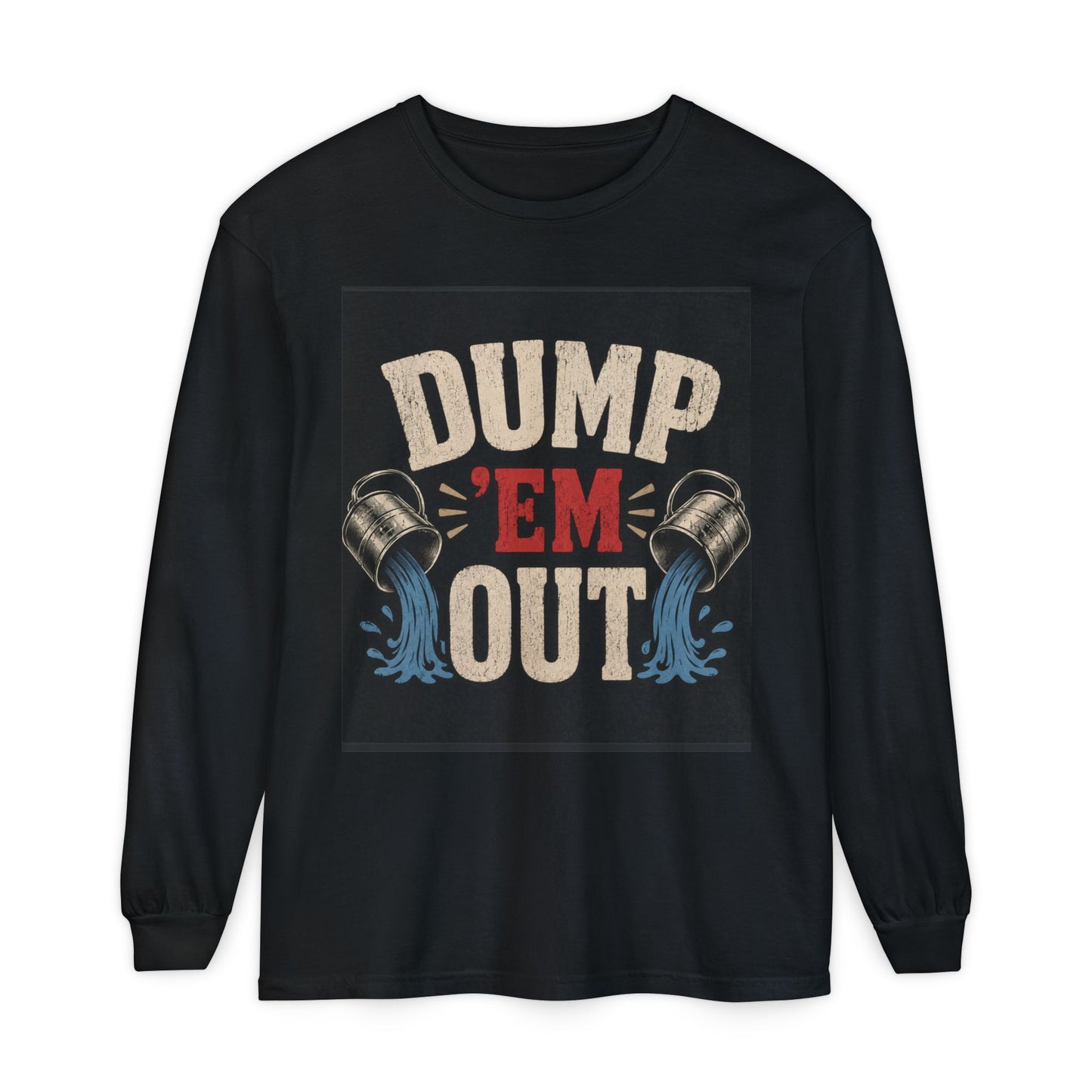 Unisex Garment-dyed Long Sleeve T-Shirt