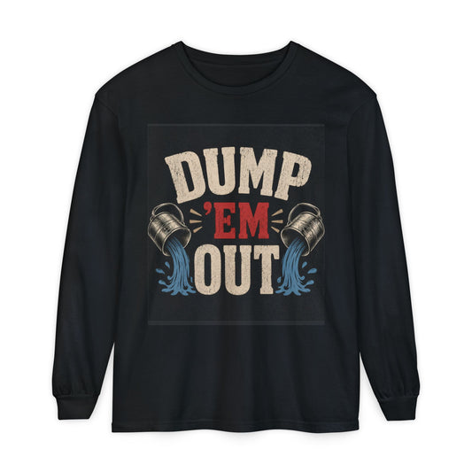 Unisex Garment-dyed Long Sleeve T-Shirt