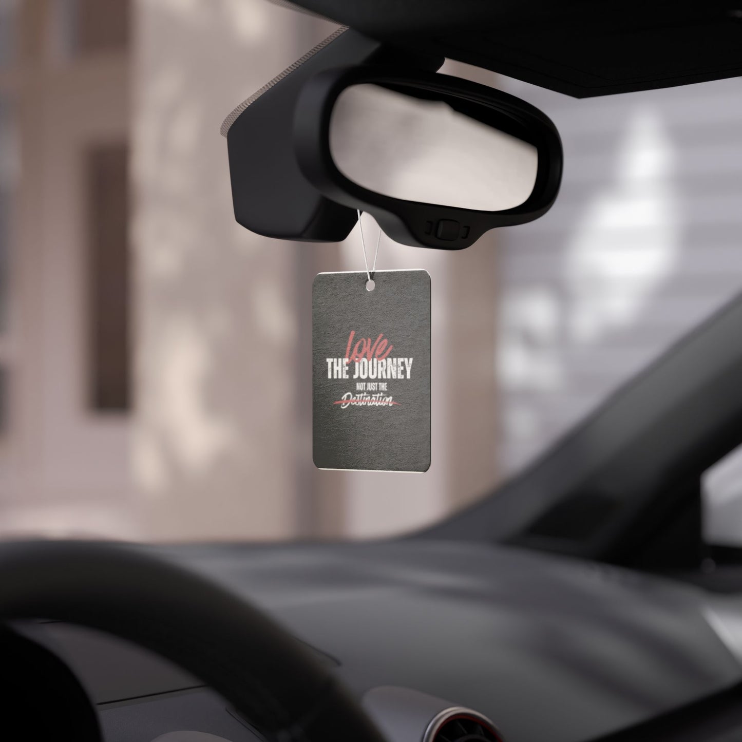 Inspirational Car Air Freshener - Love the Journey - Travel Gift, Car Decor, Motivational Quote, Road Trip Accessory, Journey Reminder