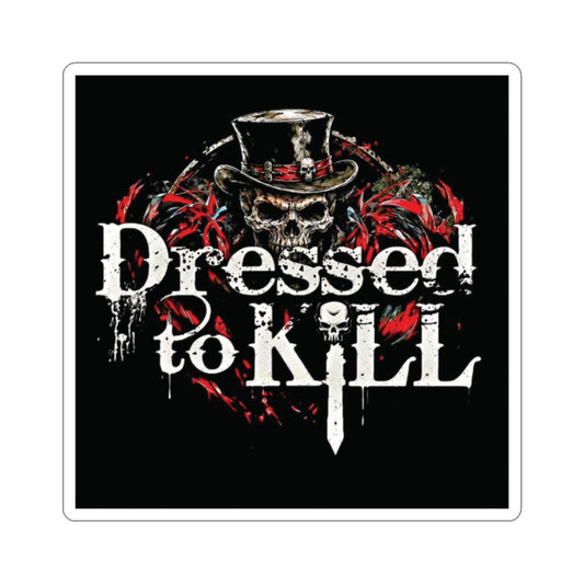 Dressed to Kill (DTK) Square Stickers