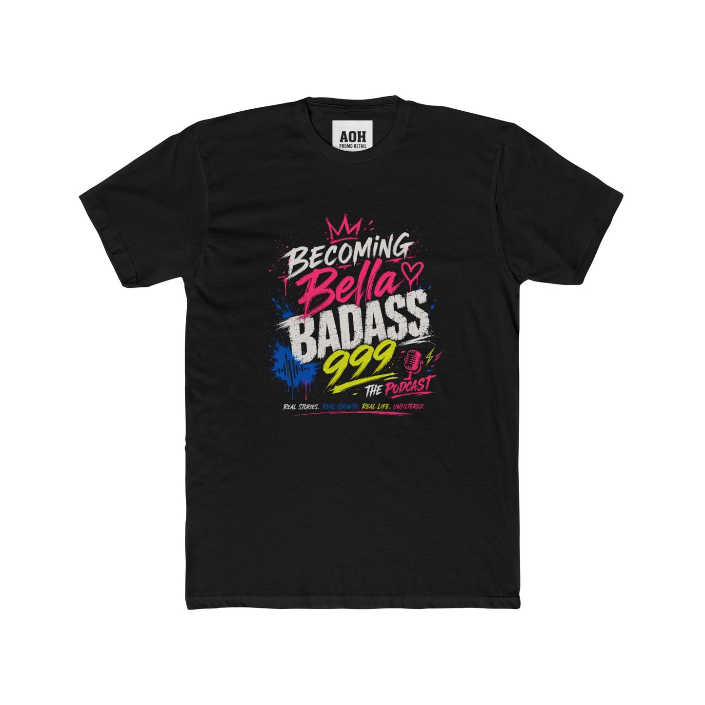 Becoming Badass The Podcast- Cotton Crew Tee