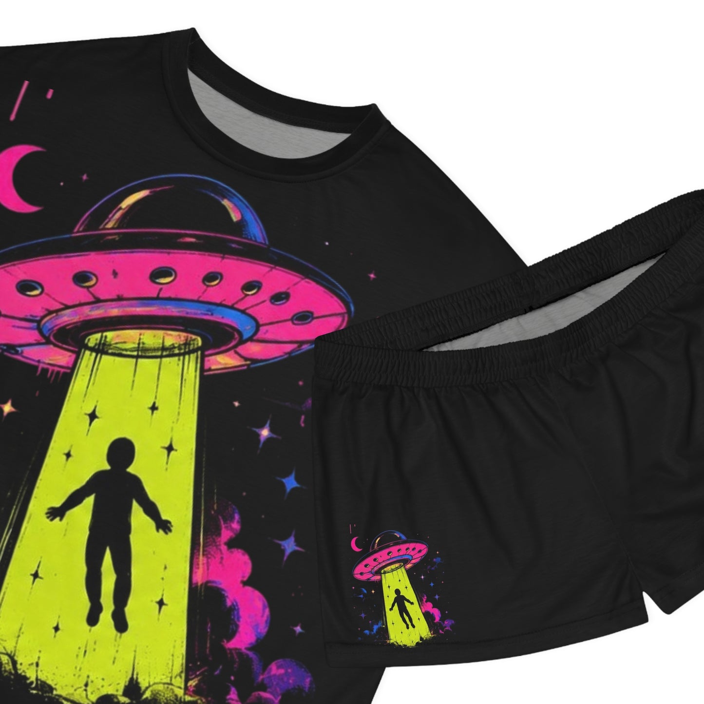 Alien 👽 Collective Women's Short Pajama Set (AOP) *SIZE UP*