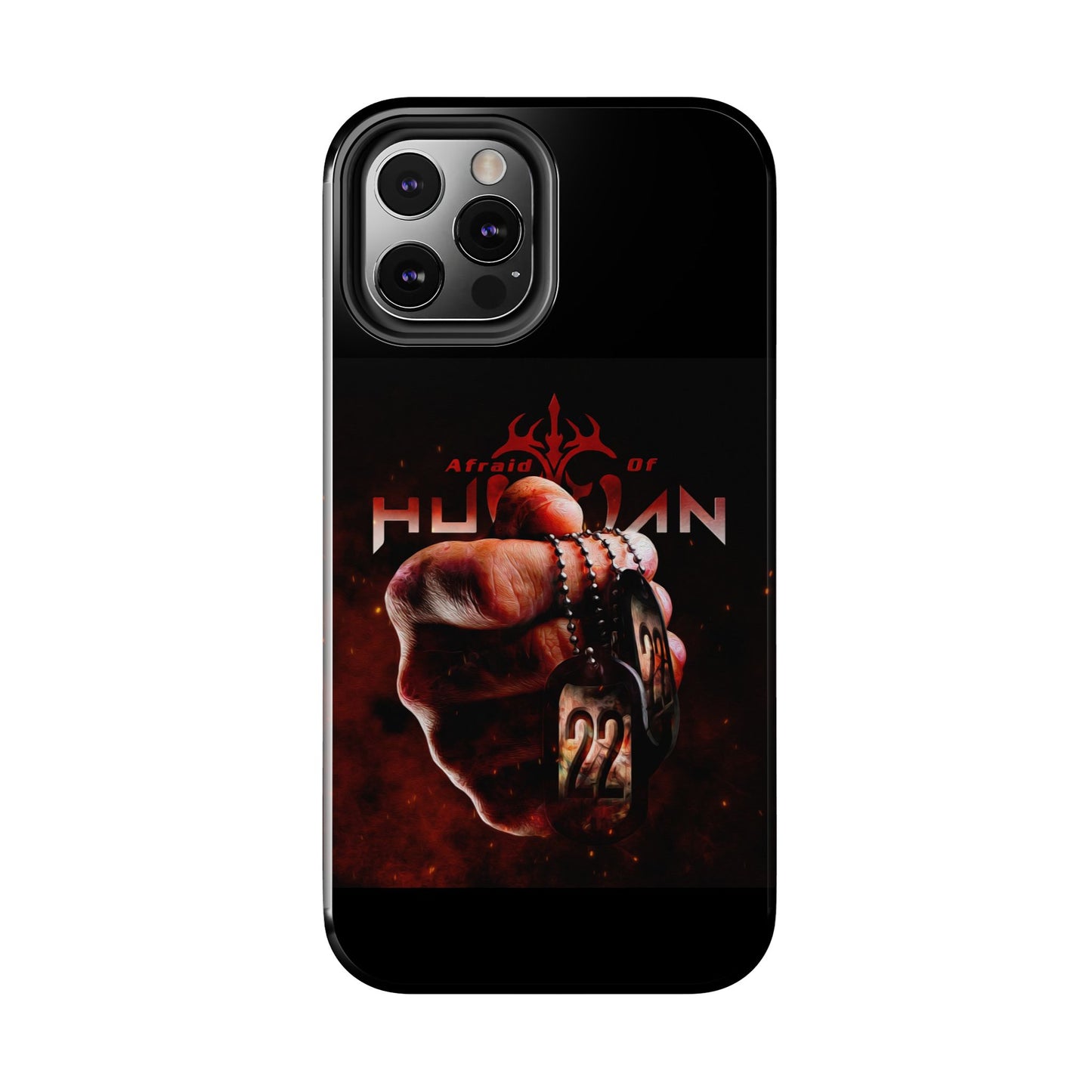 AOH '22' Tough Phone Cases, Edgy Phone Cover, Protector Cases, Unique Smartphone Cases, Gift for Gamers, Metal Rock Theme