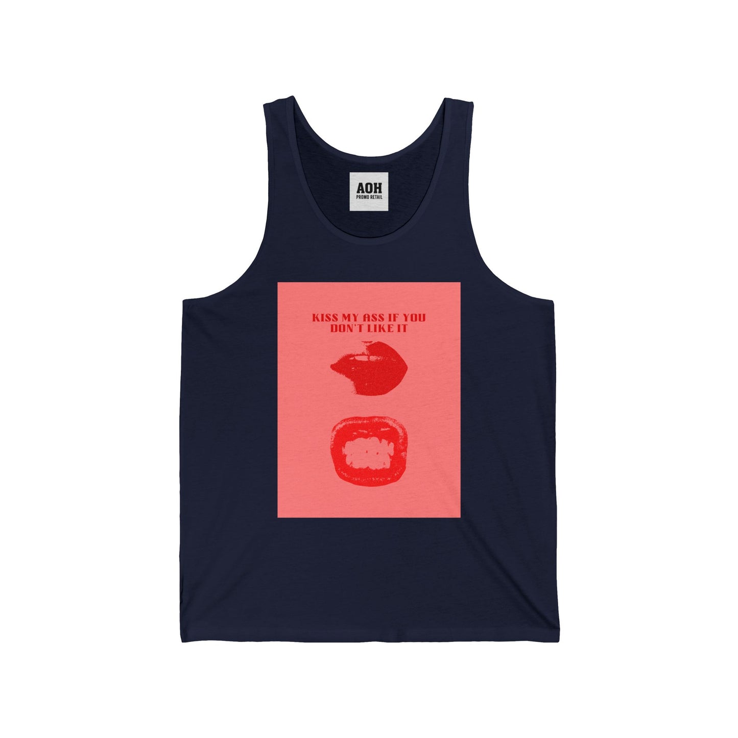 Statement Unisex Jersey Tank: Bold Graphic Tee, Summer Layer, Casual Wear, Gift for Him/Her, Outdoor Activity