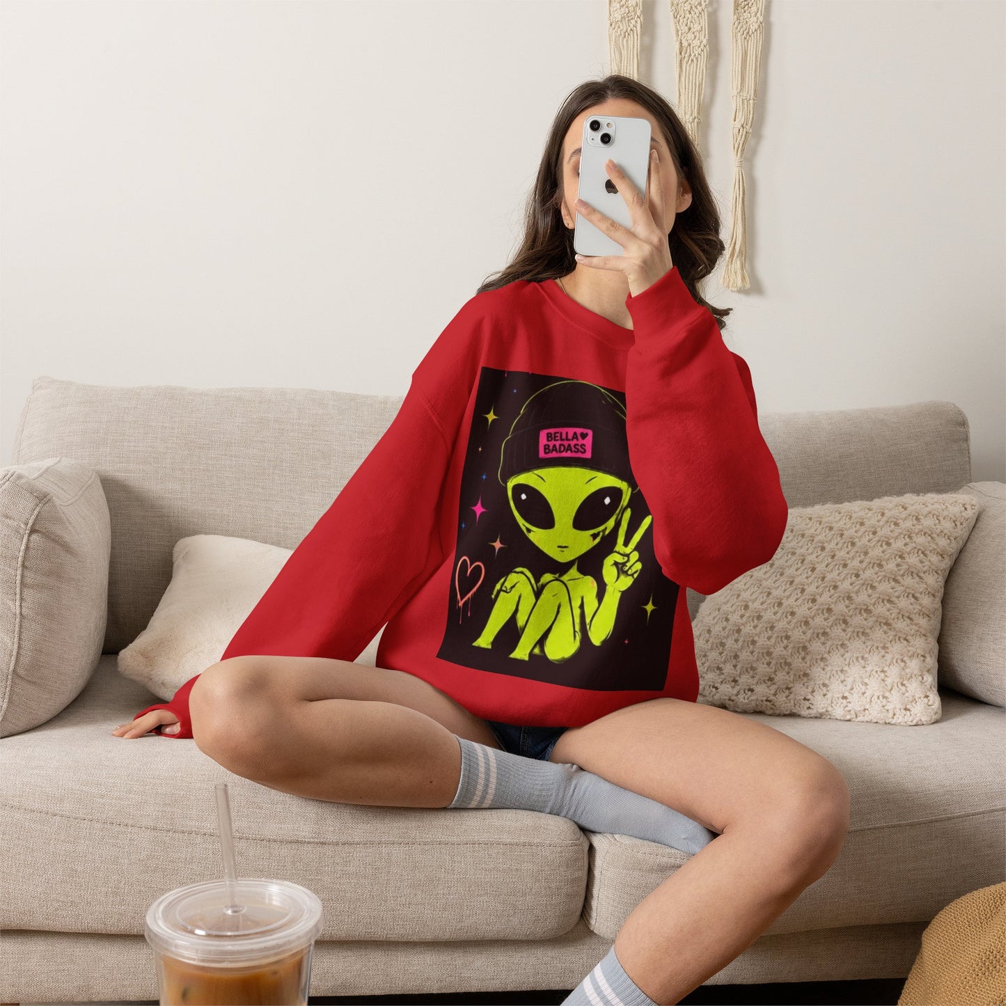 Bella Alien 👽 Collective- Unisex Heavy Blend™ Crewneck Sweatshirt