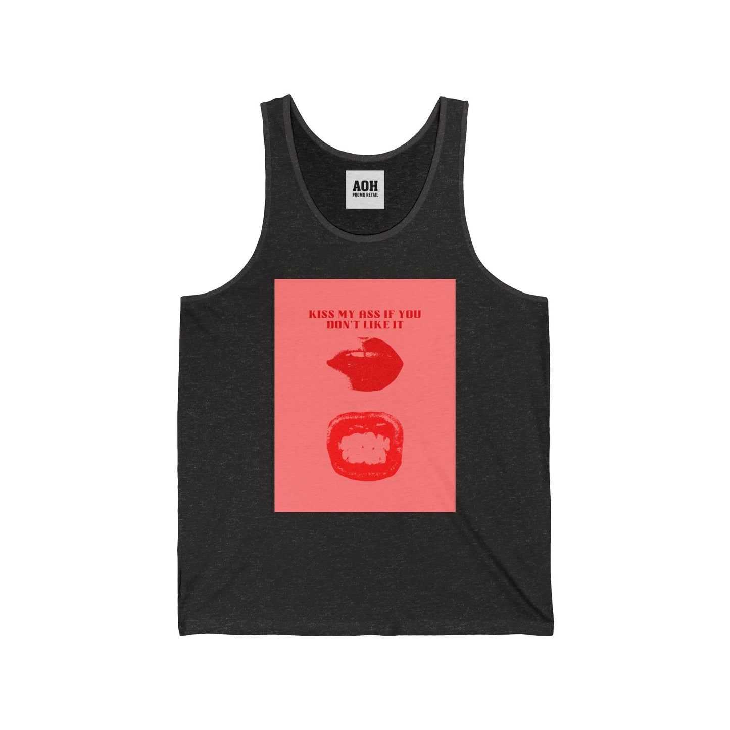 Statement Unisex Jersey Tank: Bold Graphic Tee, Summer Layer, Casual Wear, Gift for Him/Her, Outdoor Activity