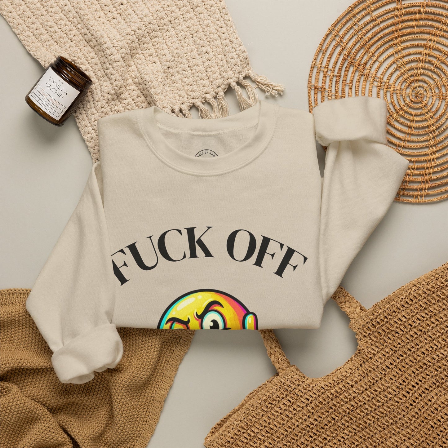 “Fuck Off” Unisex Heavy Blend™ Crewneck Sweatshirt