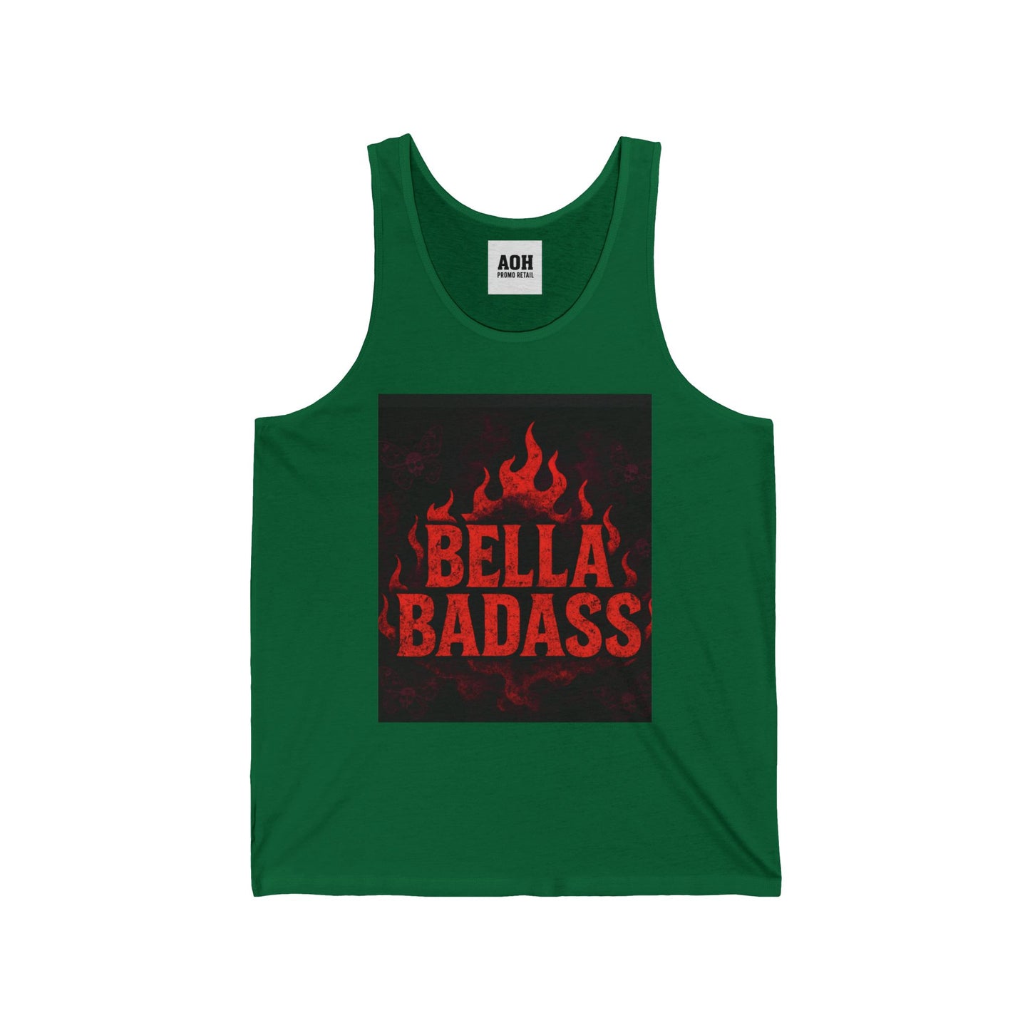 Bella Badass Unisex Jersey Tank Top, Gift for Her, Summer Apparel, Workout Wear, Cool Casual Top, Trendy Fashion