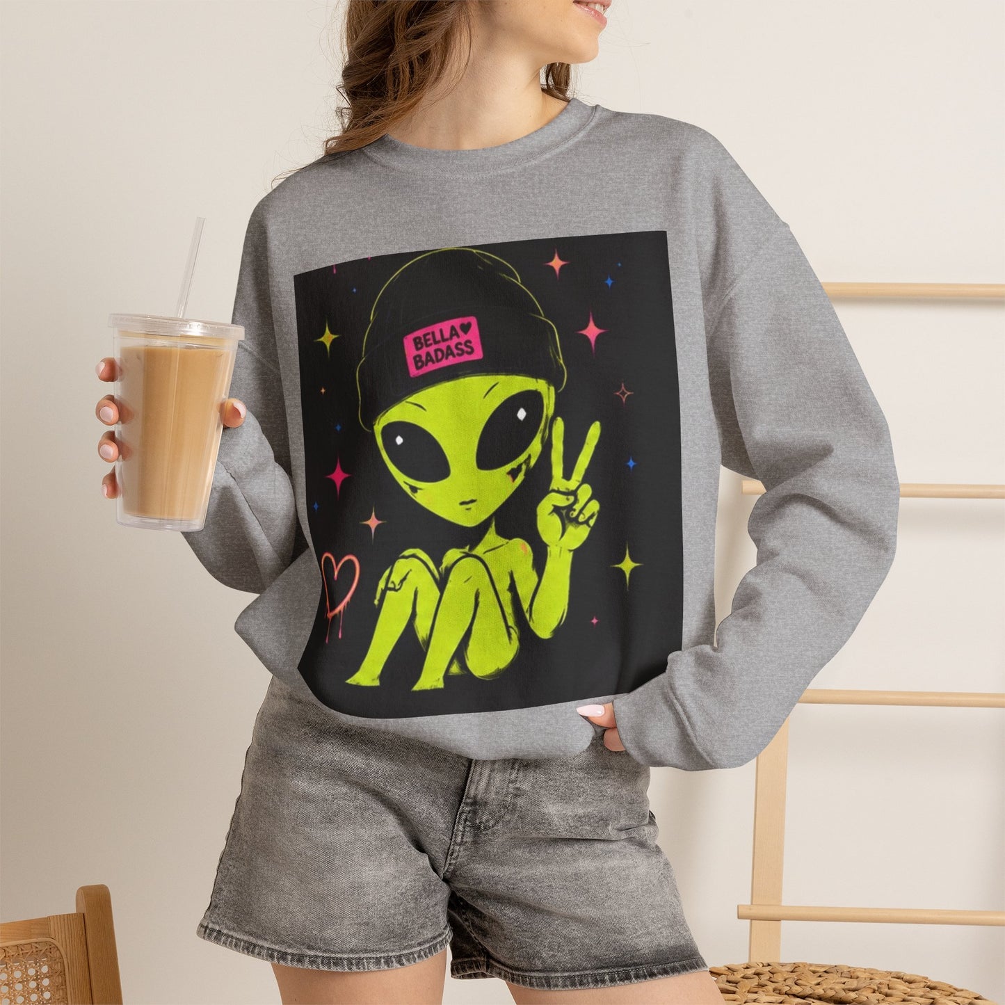 Bella Alien 👽 Collective- Unisex Heavy Blend™ Crewneck Sweatshirt