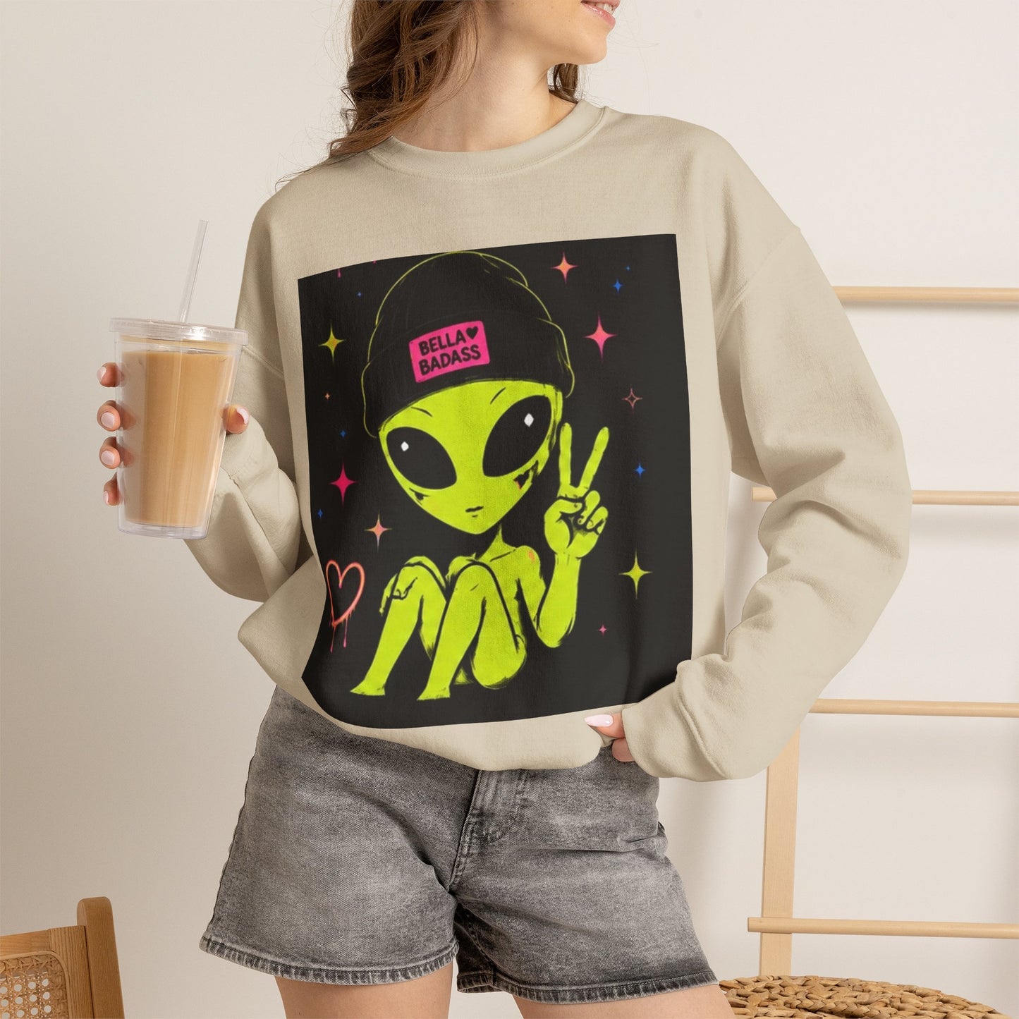 Bella Alien 👽 Collective- Unisex Heavy Blend™ Crewneck Sweatshirt