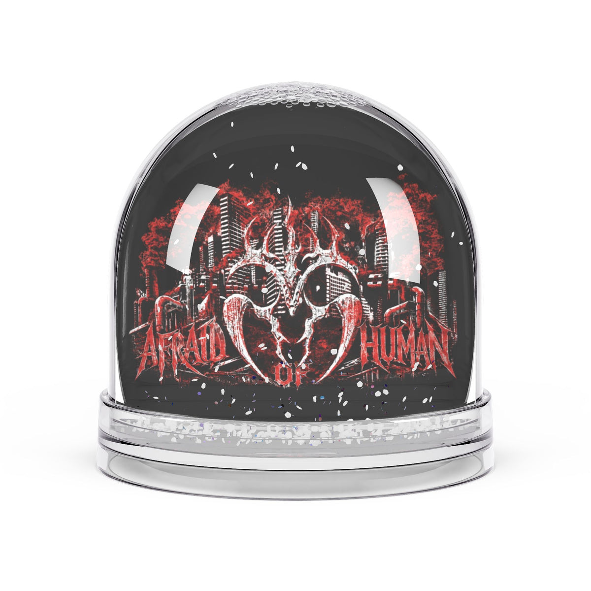 Afraid of Human Snow-globe
