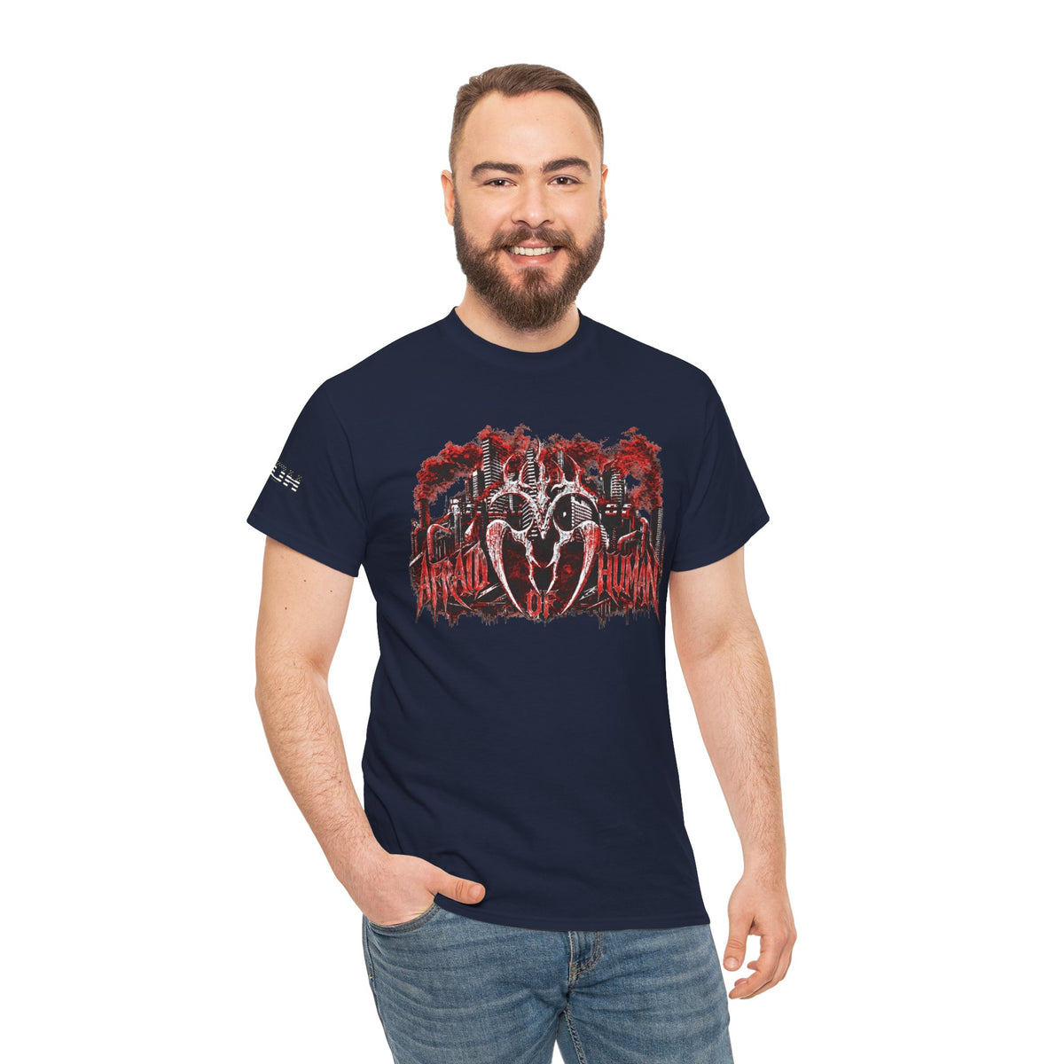 Afraid of Human City Vibes- Unisex Tee