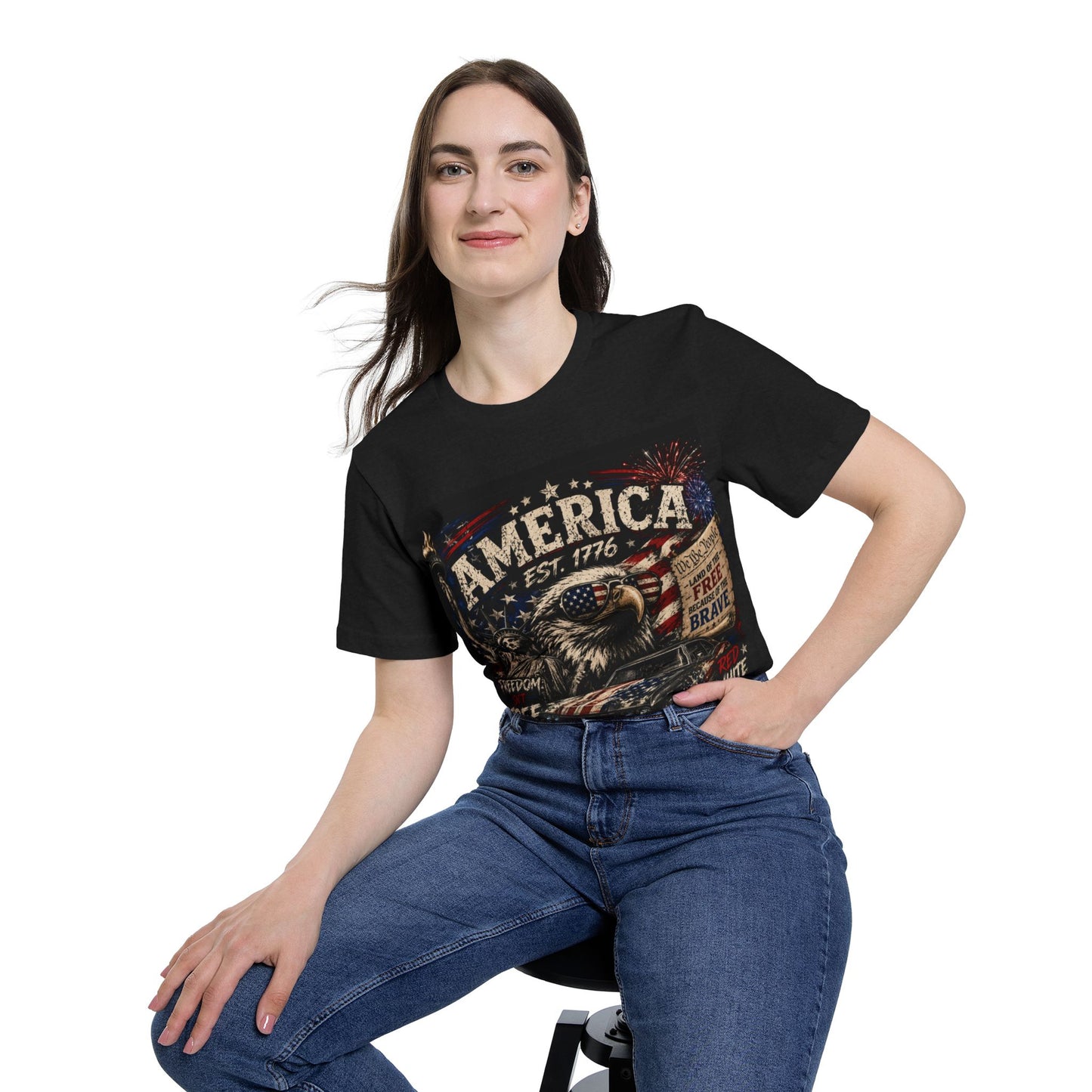 Patriotic Eagle "America Est. 1776" T-Shirt 250 Years