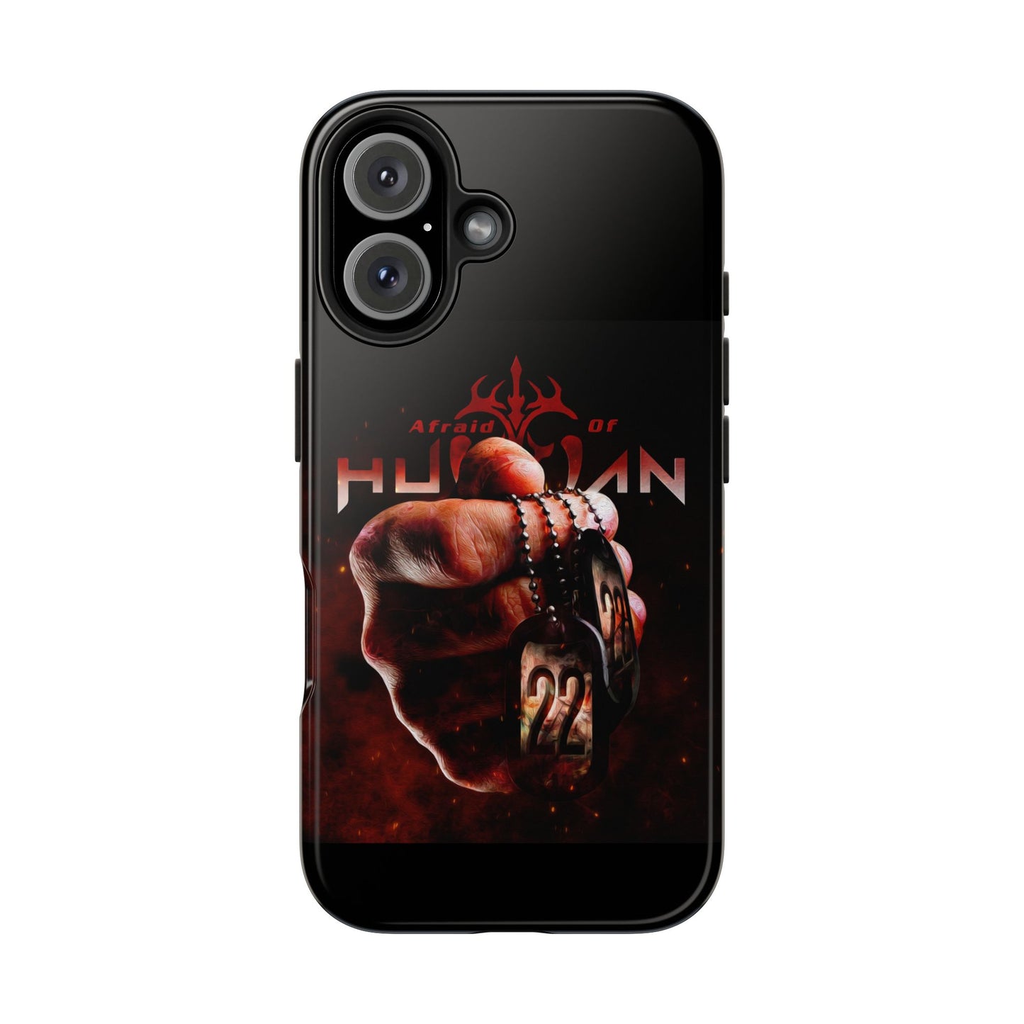AOH '22' Tough Phone Cases, Edgy Phone Cover, Protector Cases, Unique Smartphone Cases, Gift for Gamers, Metal Rock Theme