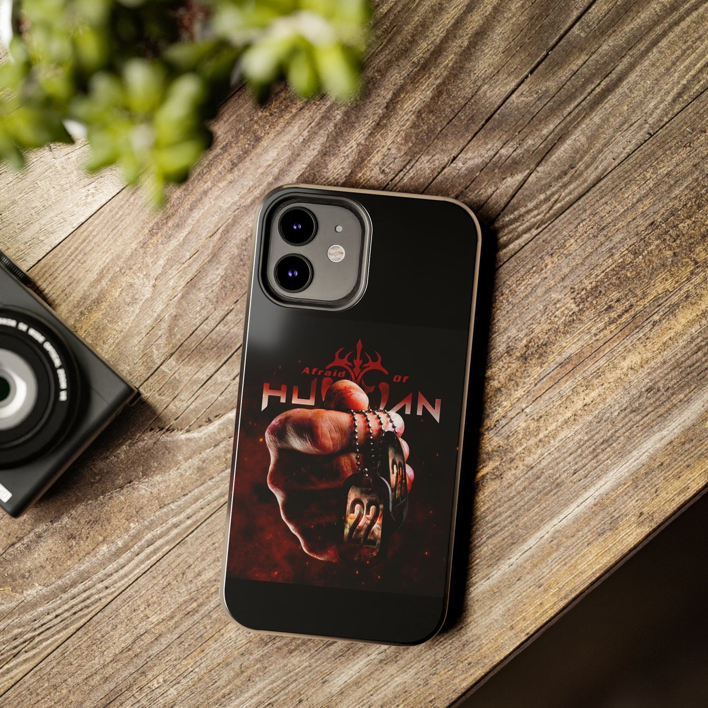 AOH '22' Tough Phone Cases, Edgy Phone Cover, Protector Cases, Unique Smartphone Cases, Gift for Gamers, Metal Rock Theme