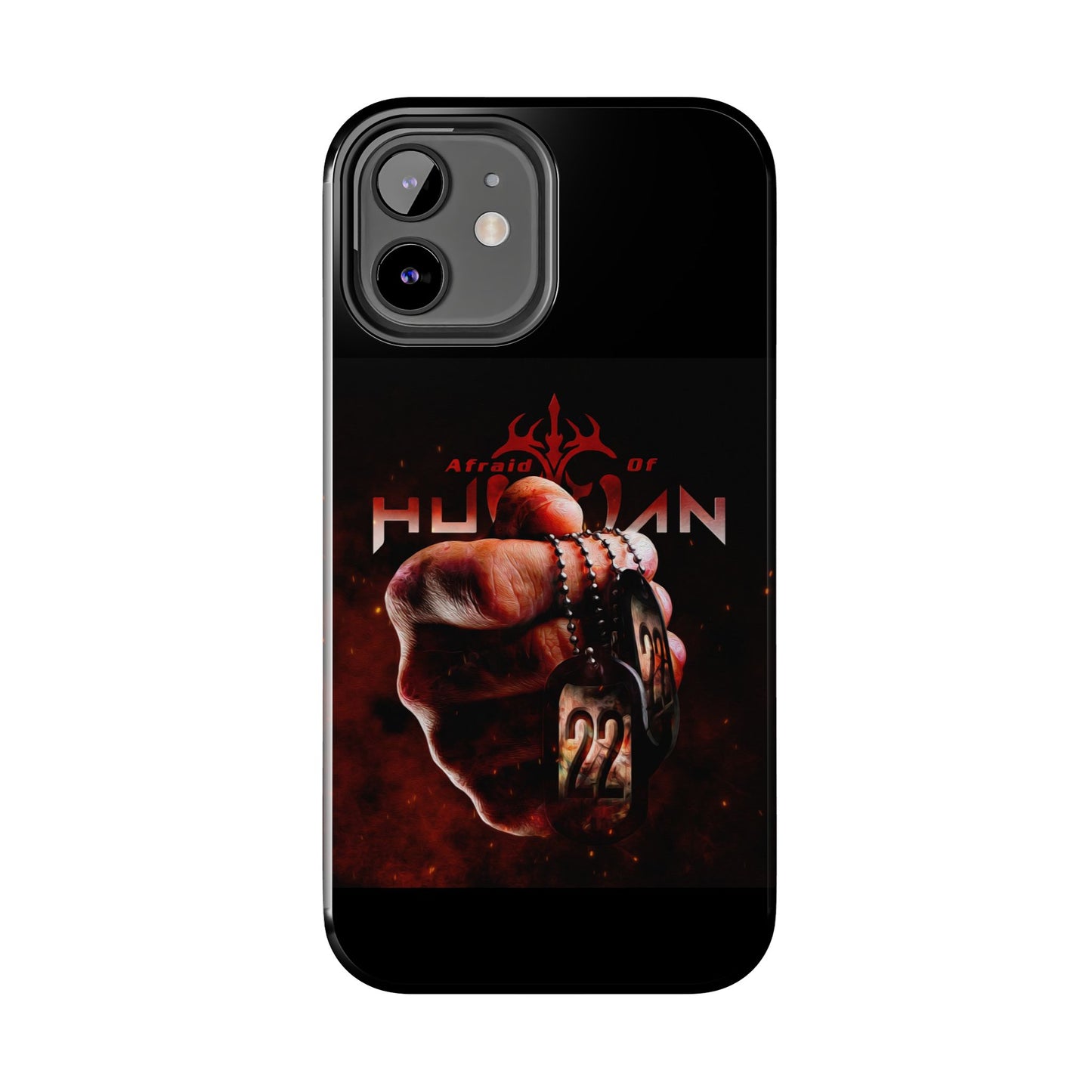 AOH '22' Tough Phone Cases, Edgy Phone Cover, Protector Cases, Unique Smartphone Cases, Gift for Gamers, Metal Rock Theme