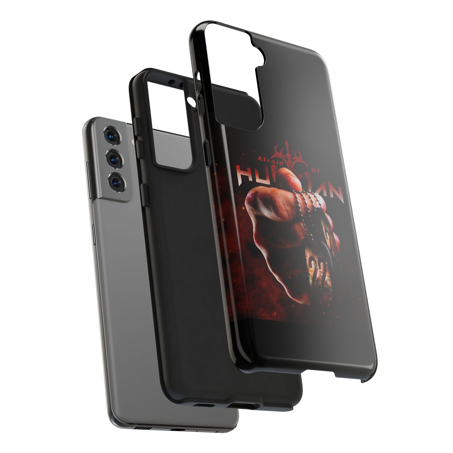 AOH '22' Tough Phone Cases, Edgy Phone Cover, Protector Cases, Unique Smartphone Cases, Gift for Gamers, Metal Rock Theme