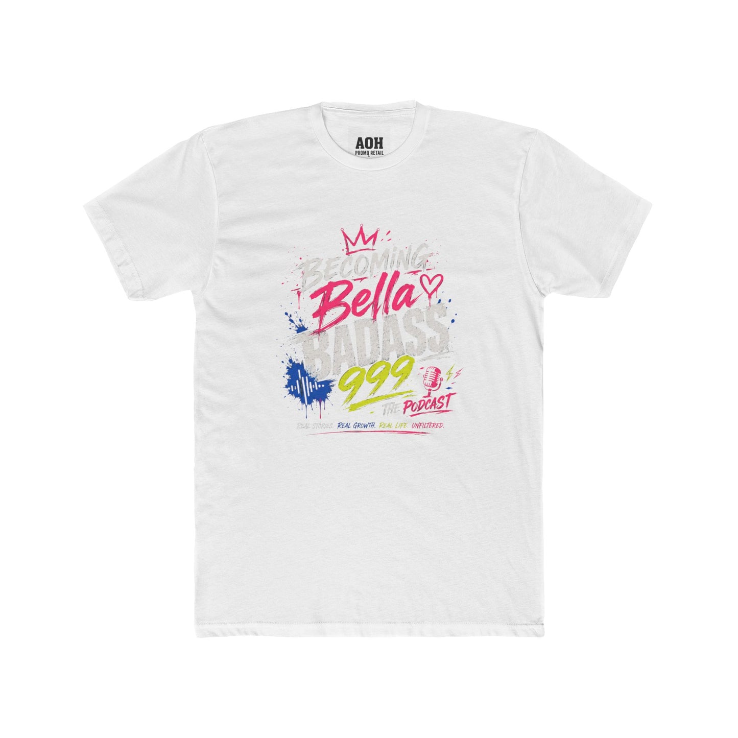 Becoming Badass The Podcast- Cotton Crew Tee