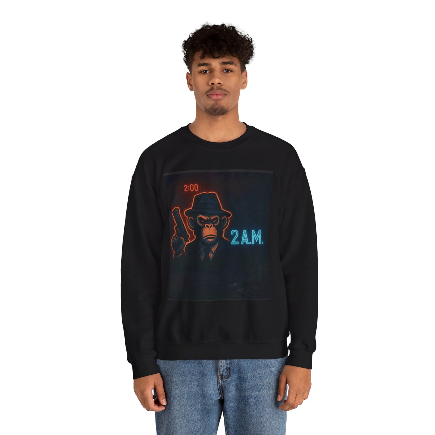 2 A.M. n.2 Crewneck Sweatshirt with Cool Monkey Design | Funky Vintage Sweatshirt, Unisex Graphic Sweater, Unique Gift Idea, [...]