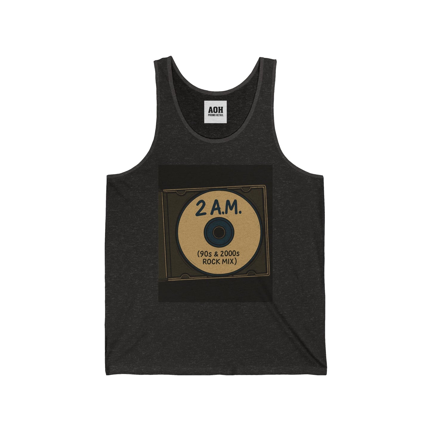 2 A.M. / 90s & 2000s Inspired Unisex Jersey Tank Top, Nostalgic Music Apparel, Perfect for Summer, Concerts, Gifts for Music Lovers