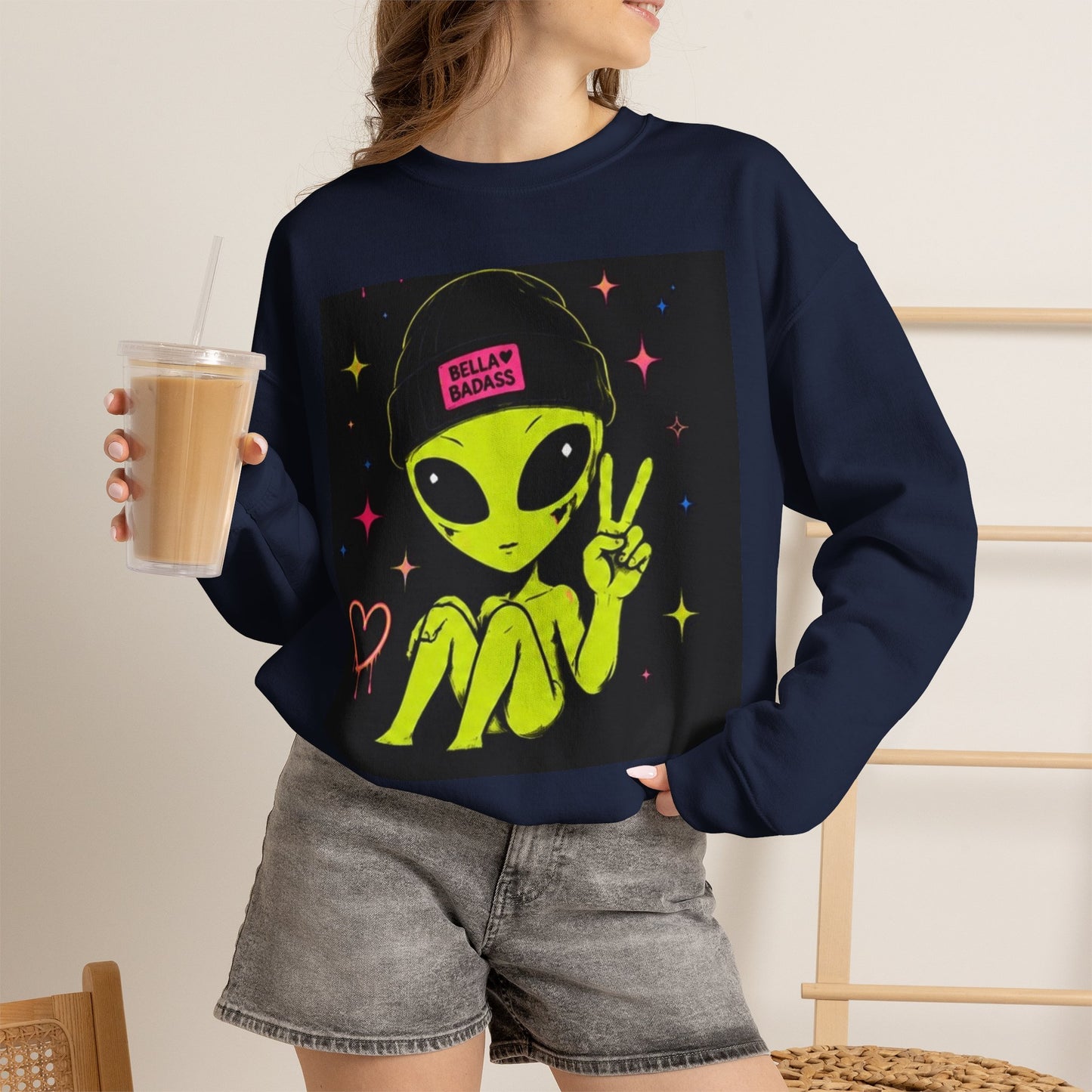 Bella Alien 👽 Collective- Unisex Heavy Blend™ Crewneck Sweatshirt