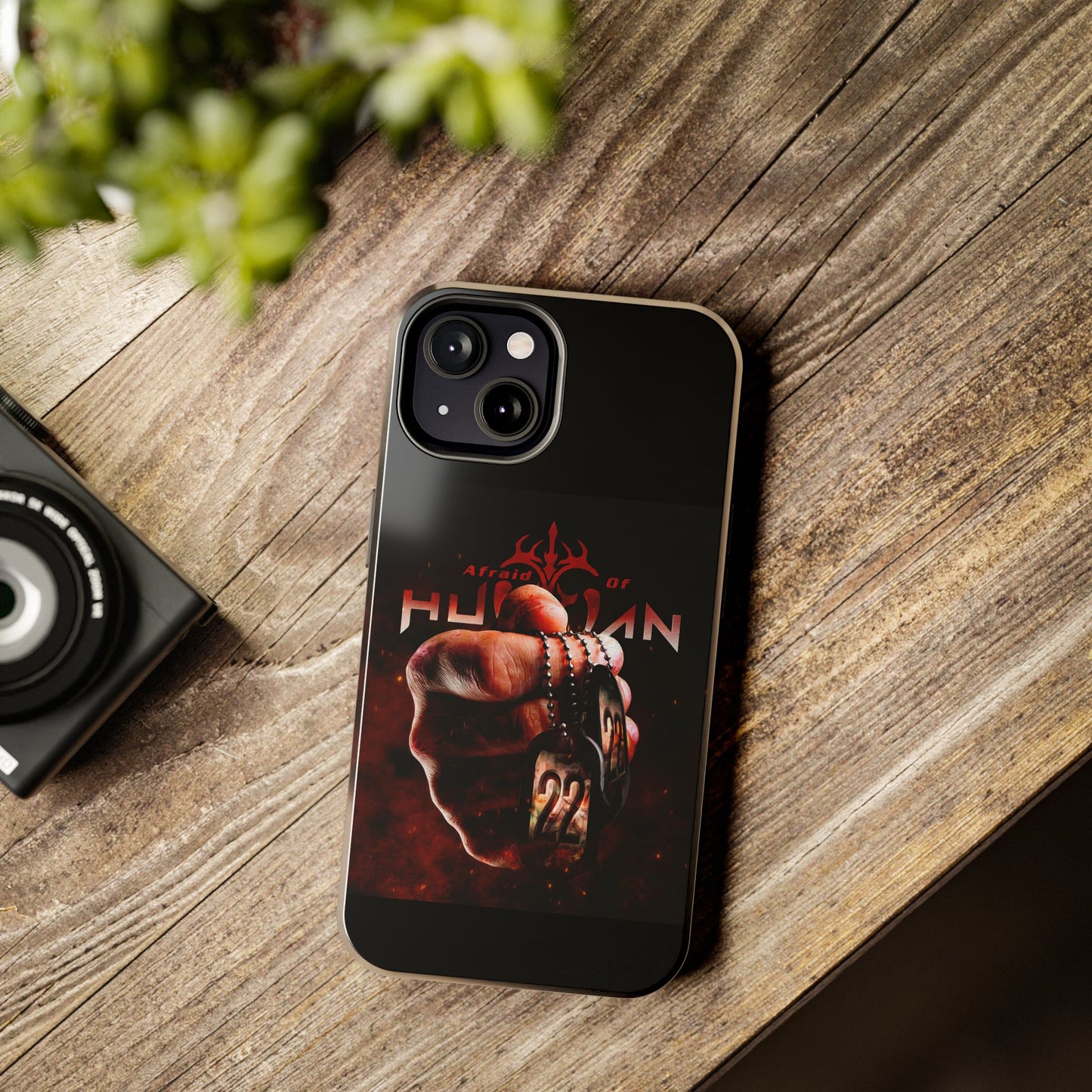 AOH '22' Tough Phone Cases, Edgy Phone Cover, Protector Cases, Unique Smartphone Cases, Gift for Gamers, Metal Rock Theme