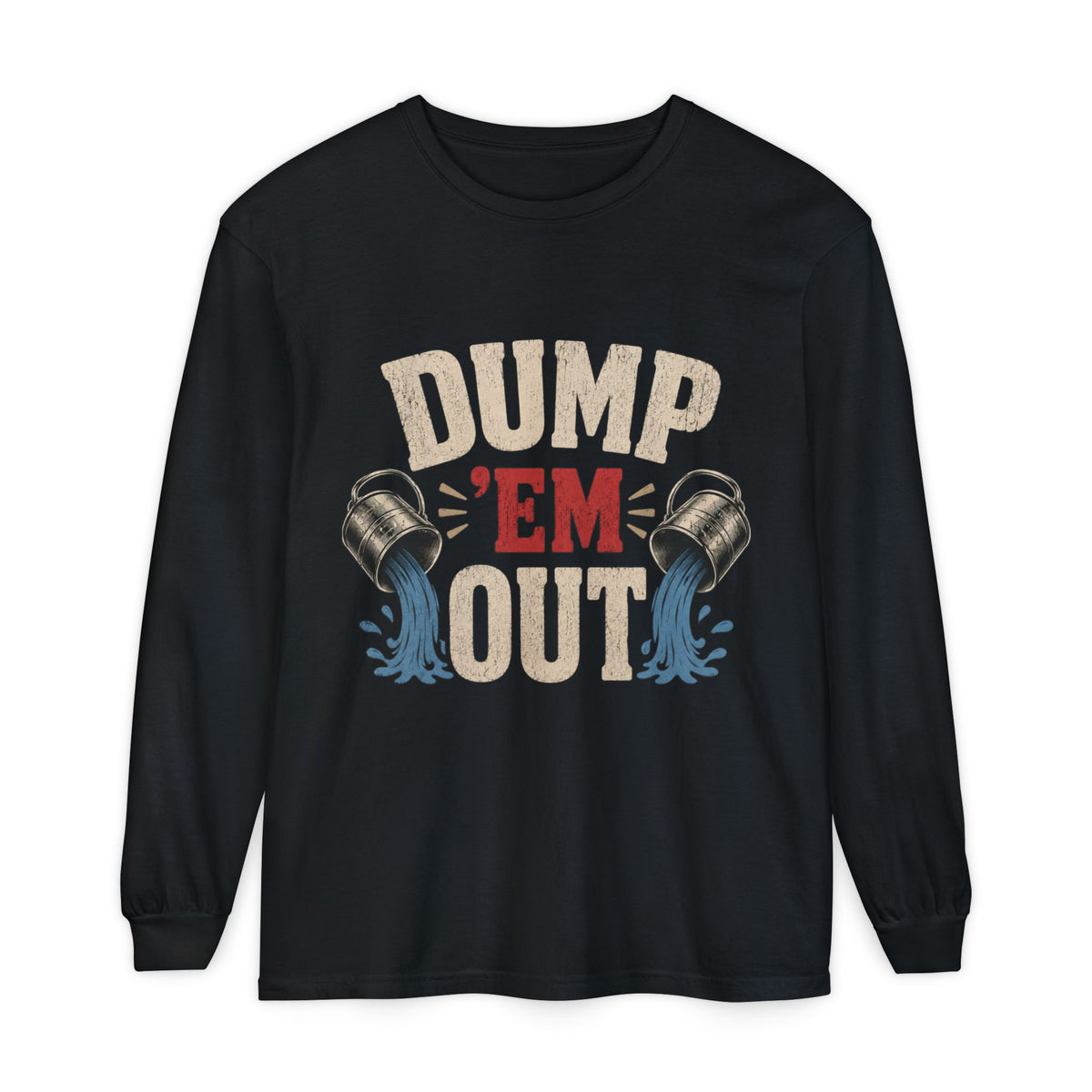 Unisex Garment-dyed Long Sleeve T-Shirt