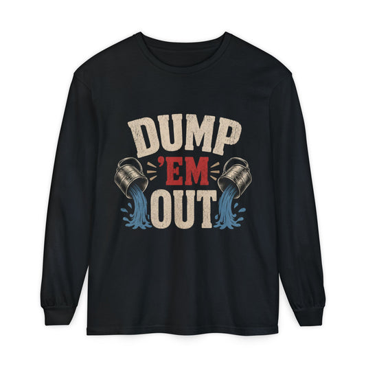 Unisex Garment-dyed Long Sleeve T-Shirt