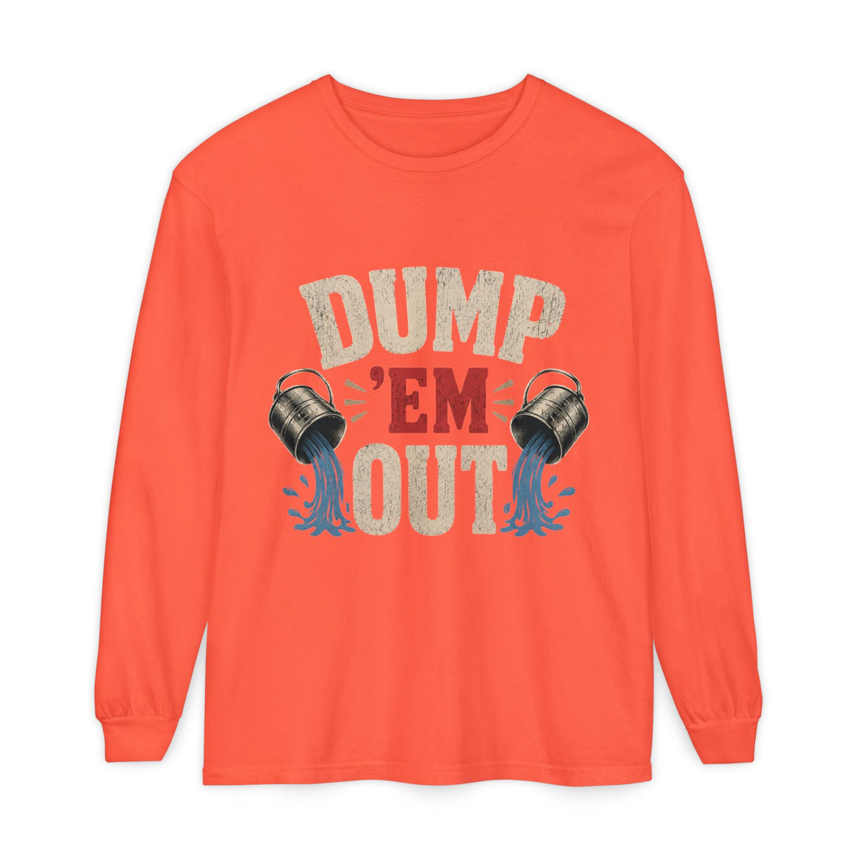 Unisex Garment-dyed Long Sleeve T-Shirt