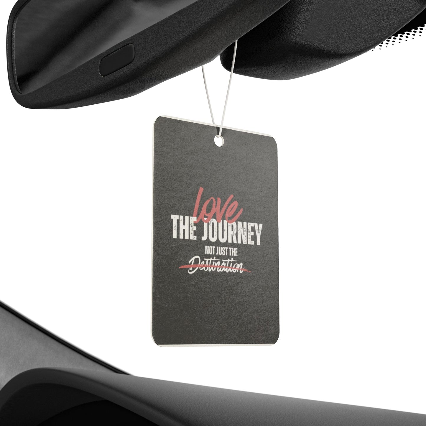 Inspirational Car Air Freshener - Love the Journey - Travel Gift, Car Decor, Motivational Quote, Road Trip Accessory, Journey Reminder