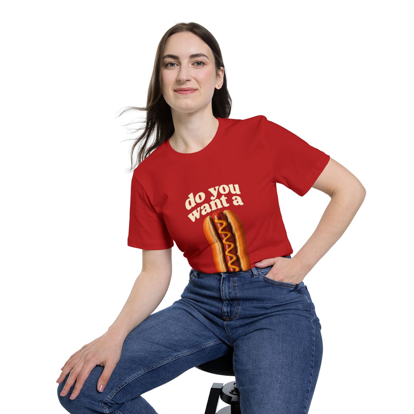 Do You Want A Wiener?! USA-Made Unisex Short-Sleeve Jersey T-Shirt BBQ Shirt