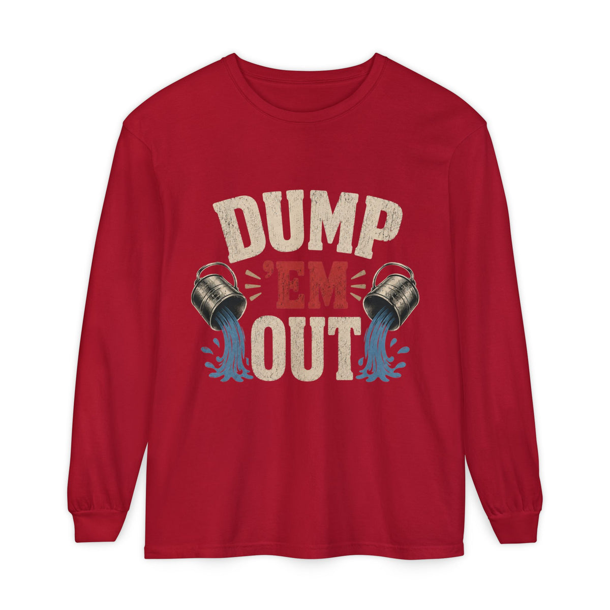Unisex Garment-dyed Long Sleeve T-Shirt