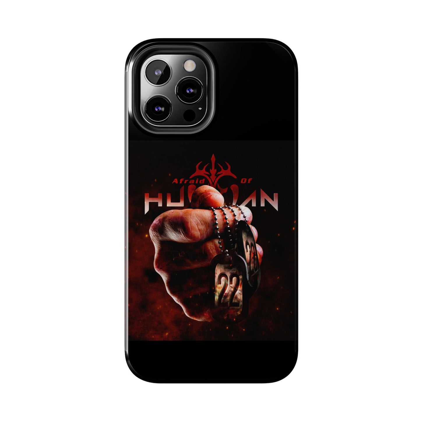 AOH '22' Tough Phone Cases, Edgy Phone Cover, Protector Cases, Unique Smartphone Cases, Gift for Gamers, Metal Rock Theme