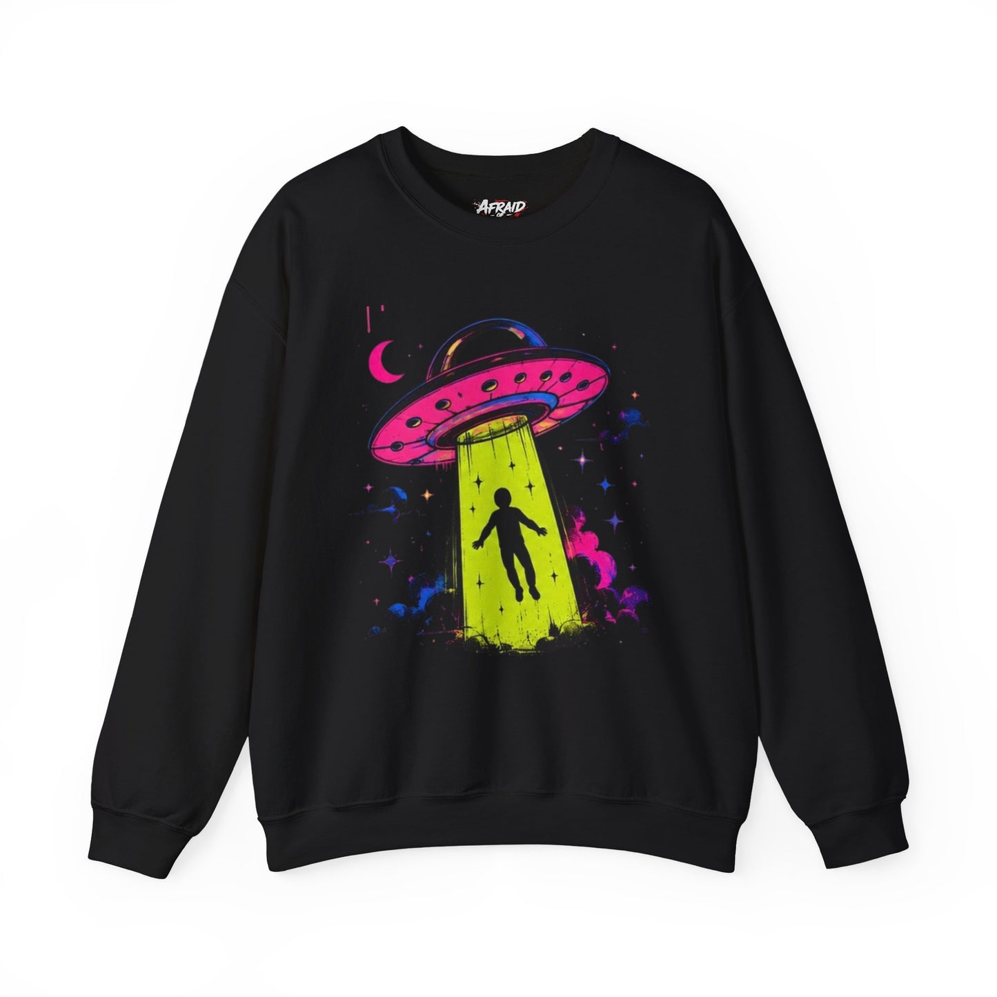 “Take me Away” Alien 👽 Collective Bella Badass 999- Unisex Heavy Blend™ Crewneck Sweatshirt