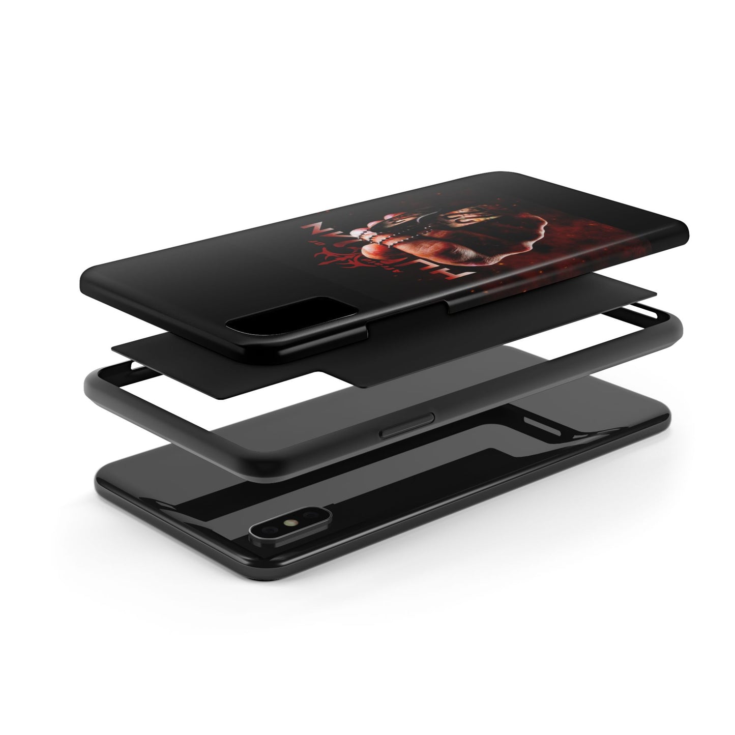 AOH '22' Tough Phone Cases, Edgy Phone Cover, Protector Cases, Unique Smartphone Cases, Gift for Gamers, Metal Rock Theme
