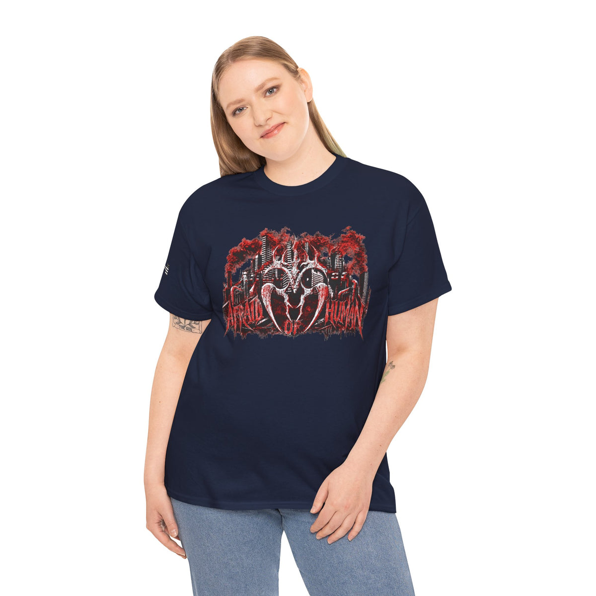 Afraid of Human City Vibes- Unisex Tee