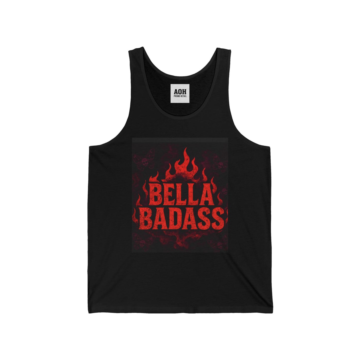 Bella Badass Unisex Jersey Tank Top, Gift for Her, Summer Apparel, Workout Wear, Cool Casual Top, Trendy Fashion