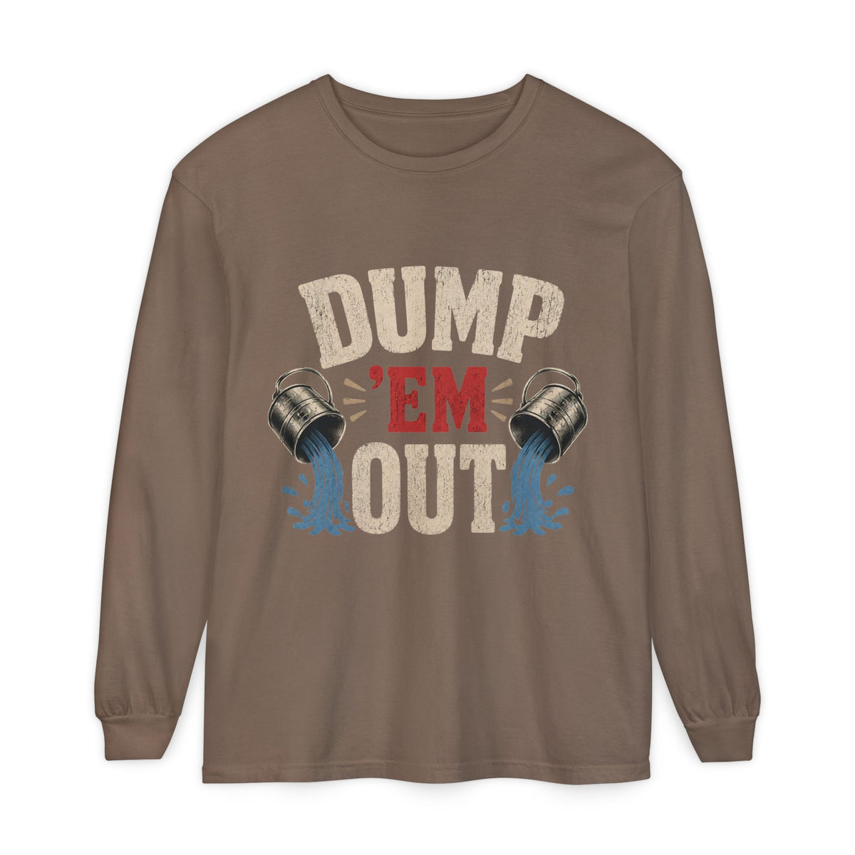 Unisex Garment-dyed Long Sleeve T-Shirt